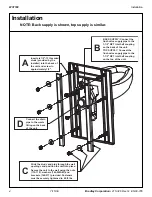 Предварительный просмотр 4 страницы Bradley WC7180 Installation