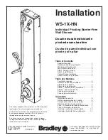 Предварительный просмотр 1 страницы Bradley WS-1X-HN Installation Manual