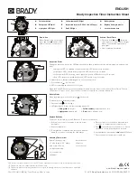 Brady 150744 Instruction Sheet preview