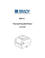 Предварительный просмотр 1 страницы Brady BBP12 User Manual