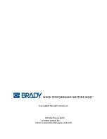 Предварительный просмотр 58 страницы Brady BBP12 User Manual