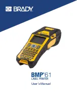 Brady BMP 61 User Manual preview