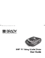 Предварительный просмотр 1 страницы Brady BMP 91 User Manual