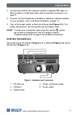 Preview for 14 page of Brady BP-IP300 Manual