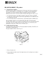 Preview for 9 page of Brady BRADYMARKER XC Plus Manual