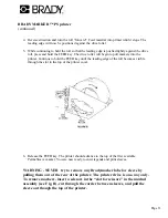 Preview for 11 page of Brady BRADYMARKER XC Plus Manual