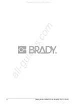 Preview for 6 page of Brady Bradyprinter 200MVP User Manual