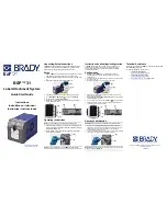 Brady BSP31 Quick Start Manual preview