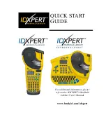 Preview for 1 page of Brady IDXpert Handheld Labeler Quick Start Manual