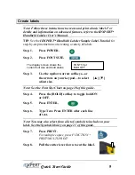 Preview for 6 page of Brady IDXpert Handheld Labeler Quick Start Manual