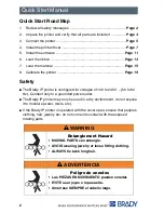 Предварительный просмотр 5 страницы Brady IP Printer series Quick Start Manual