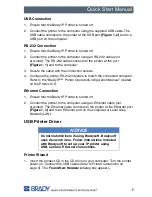 Предварительный просмотр 10 страницы Brady IP Printer series Quick Start Manual