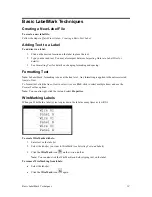 Preview for 25 page of Brady LabelMark 3 User Manual