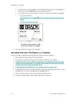 Preview for 62 page of Brady LabelMark 3 User Manual