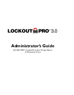 Предварительный просмотр 1 страницы Brady LOCKOUT PRO 3.0 Administrator'S Manual