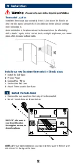 Предварительный просмотр 3 страницы Braeburn 2020NC Detailed User Manual