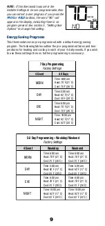 Preview for 10 page of Braeburn 2020NC Detailed User Manual