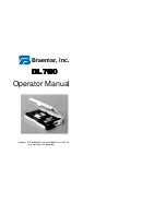 Предварительный просмотр 1 страницы Braemar DL700 Operator'S Manual