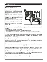 Preview for 14 page of Braemar Down Series Owners Manual Installation, Operating & Service Instructions