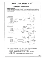 Предварительный просмотр 11 страницы Braemar TM 100i MicroStar Installation, Operating And Service Instructions