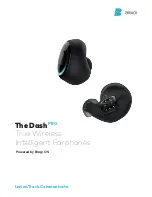 Bragi DASH PRO B1002-01 Quick Start Manual предпросмотр