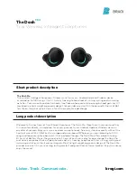 Предварительный просмотр 2 страницы Bragi DASH PRO B1002-01 Quick Start Manual