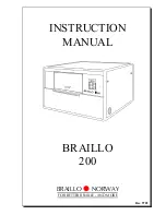 Braillo 200 Instruction Manual preview