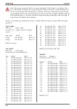 Preview for 114 page of Braillo 650 SF User Manual