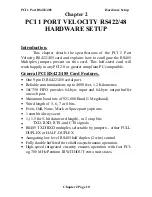 Preview for 10 page of Brainboxes 1 Port PCI Velocity RS422 User Manual