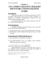 Preview for 16 page of Brainboxes 1 Port PCI Velocity RS422 User Manual