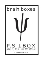 Brainboxes P.S.I. BOX User Manual preview