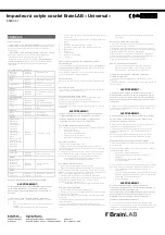 Preview for 10 page of Brainlab Universal 60907-41 Manual