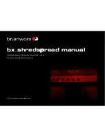 Предварительный просмотр 1 страницы Brainworx bx_shredspread Manual