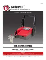 Предварительный просмотр 1 страницы BrakeBuddy Select II Instructions Manual