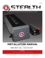 Preview for 1 page of BrakeBuddy STEALTH 39530 Installation Manual