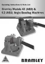 Bramley 42 AB2 Operating Instructions & Parts List preview