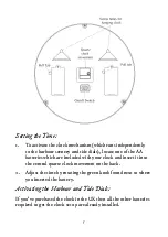 Preview for 7 page of Bramwell Brown Tide Clocks Instruction Manual