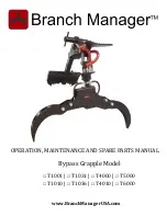 Branch Manager T1001 Operation, Maintenance And Spare Parts Manual preview