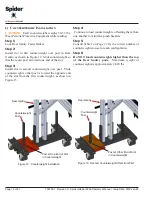 Предварительный просмотр 16 страницы Brand Safway SPIDER GLAZIER 2200 Operator'S Manual