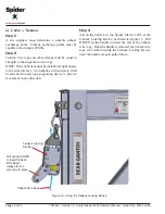 Предварительный просмотр 18 страницы Brand Safway SPIDER GLAZIER 2200 Operator'S Manual