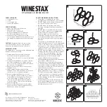 BRANDBASE WINESTAX STACKABLE WINE RACK Manual предпросмотр