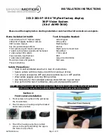 Preview for 1 page of BrandMotion AVMS-3604 Installation Instructions Manual