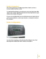 Preview for 3 page of BrandMotion Direct Connect iPod Adapter Installation Manual