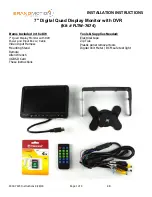 Preview for 1 page of BrandMotion FLTW-7674 Installation Instructions