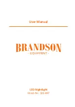 Предварительный просмотр 1 страницы Brandson Equipment 301487 User Manual