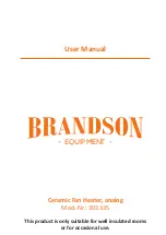 Brandson Equipment 303335 User Manual предпросмотр