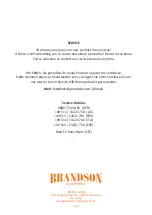 Preview for 84 page of Brandson Equipment 303335 User Manual