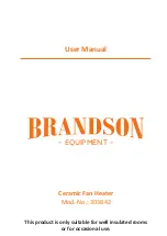 Brandson Equipment 303842 User Manual предпросмотр