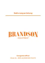 Preview for 1 page of Brandson Equipment 304522/20200417SZ273 User Manual