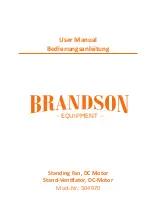 Brandson Equipment 304970 User Manual предпросмотр